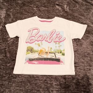 Mattel Barbie Adventure Tee in White and Pink